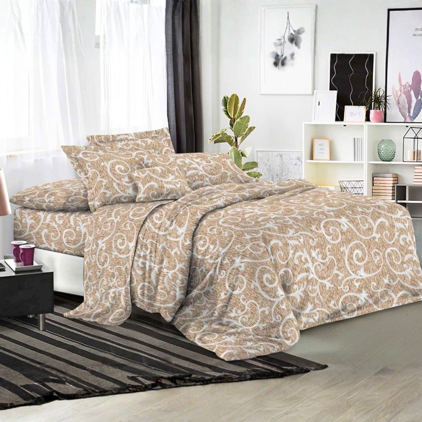 Комплект постельного белья Vital Textile двуспальный 180х220 см (BP2-187-70Е)