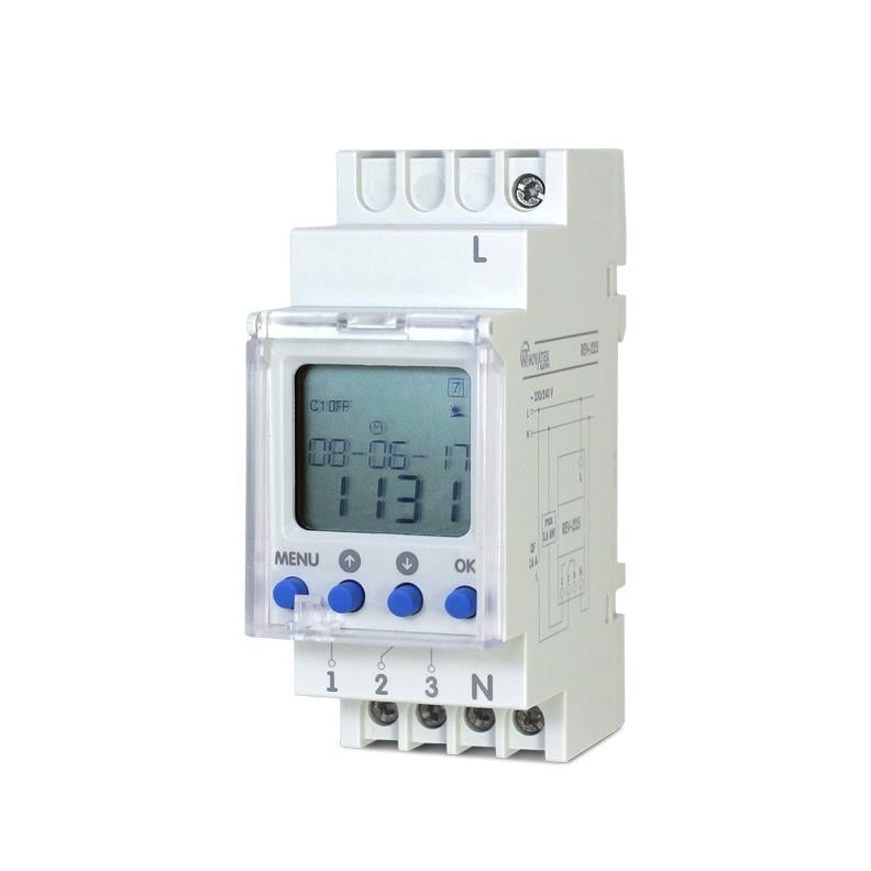 Таймер астрономический Новатек Электро СЭВ-225 16A 280В (NTRV22500) Таймер астрономический Новатек Электро СЭВ-225 16A 280В (NTRV22500)