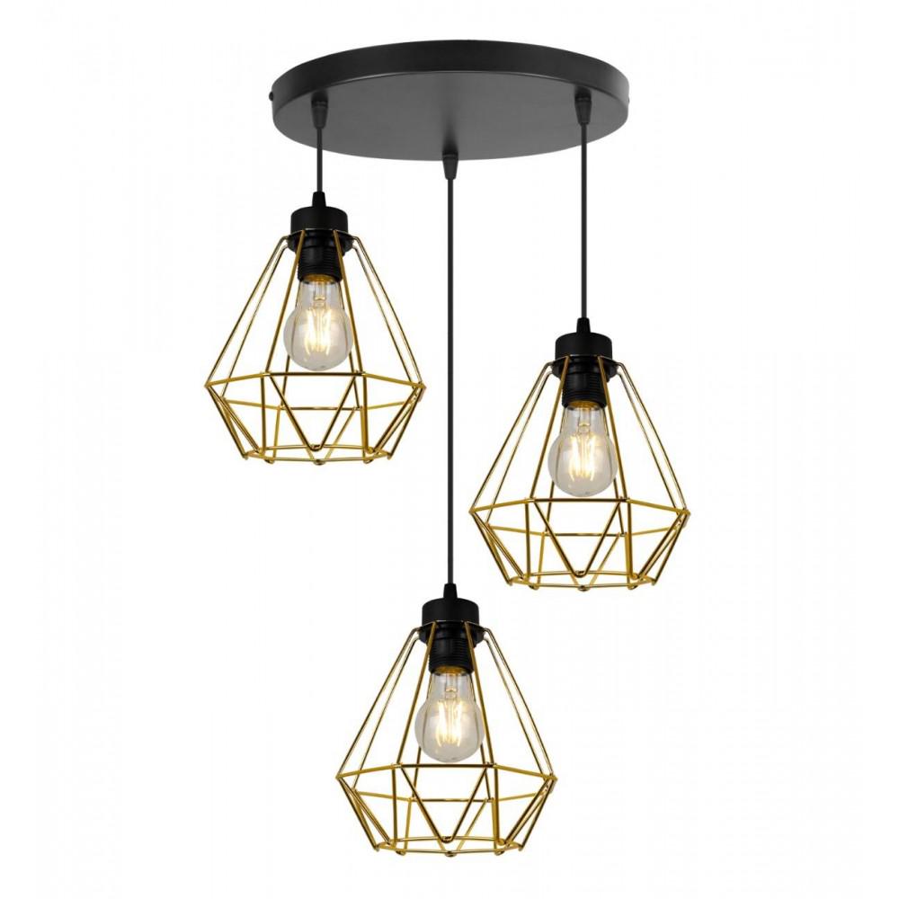 Подвесной светильник Novoli 3 Round (PL-0002810 M/GOLD)