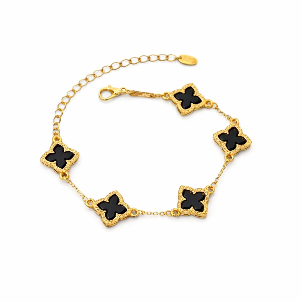 Браслет женский Gold/Black (34062577)