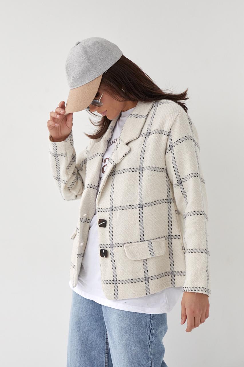 Жакет женский To More.e L Бежевый (9528025) - фото 6