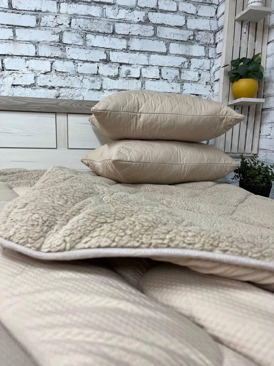 Одеяло меховое полуторное 155х210 см Бежевый (22936468) - фото 8 Одеяло меховое полуторное 155х210 см Бежевый (22936468) - фото 8