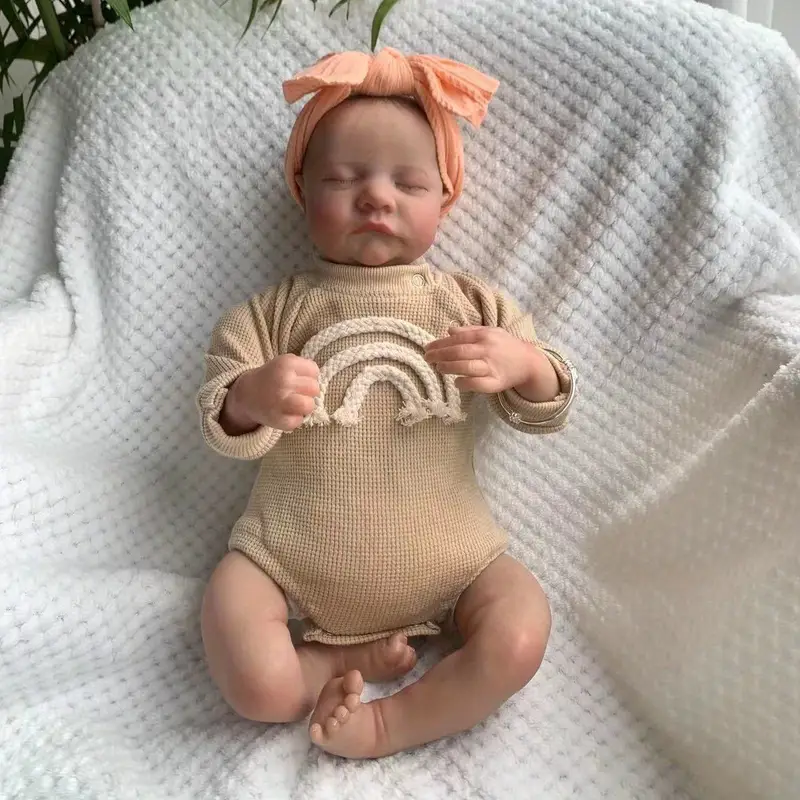 Кукла Reborn Baby Doll виниловая 43 см с возможностью купания (40025)