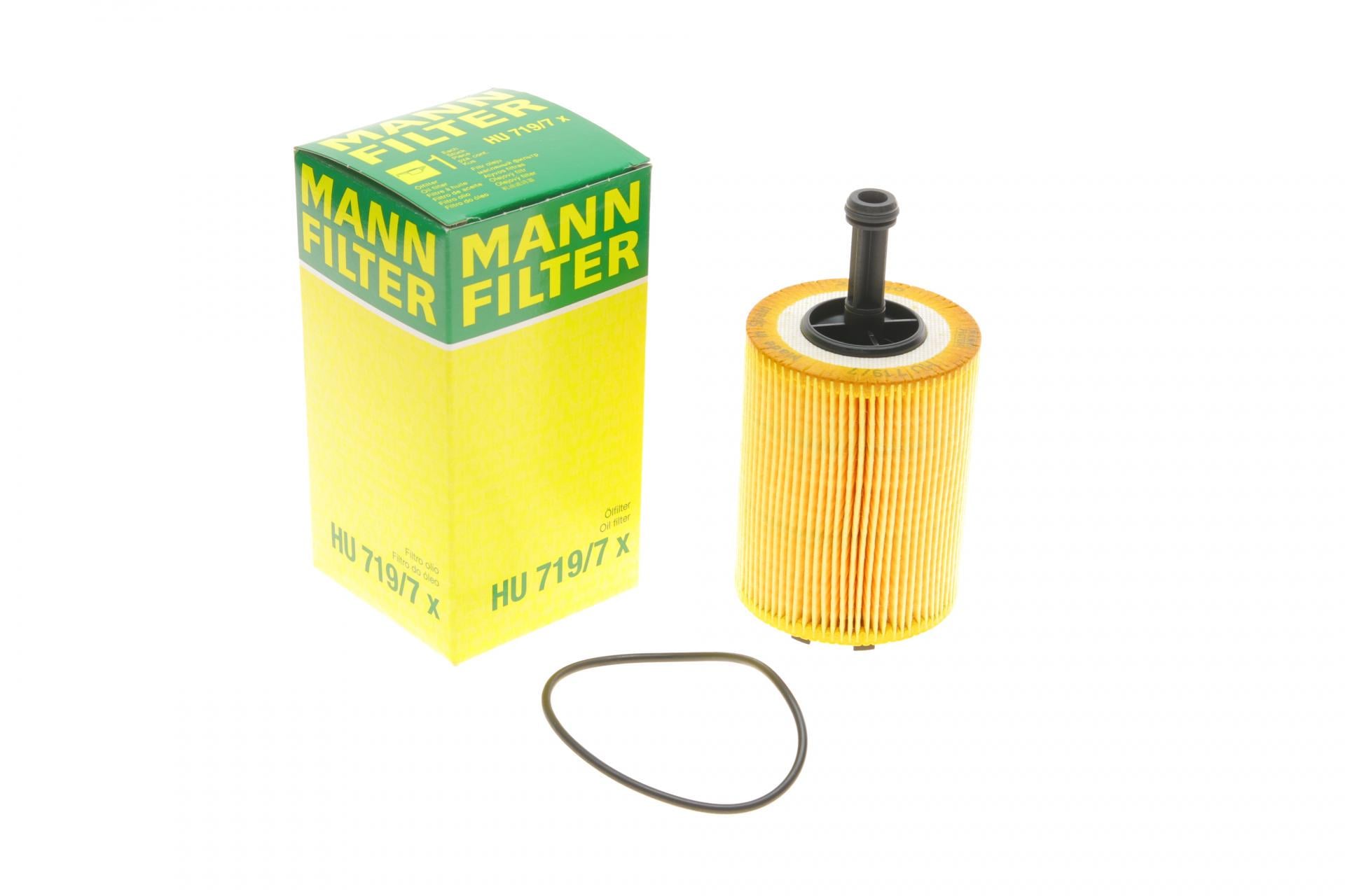 Фильтр масляный Mann-Filter для VW T5/Caddy III 03- (HU 719/7 X)