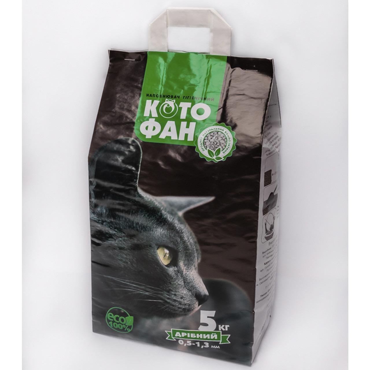 Наполнитель бентонитовый для кошачьего туалета КотоФан мелкий 5 кг