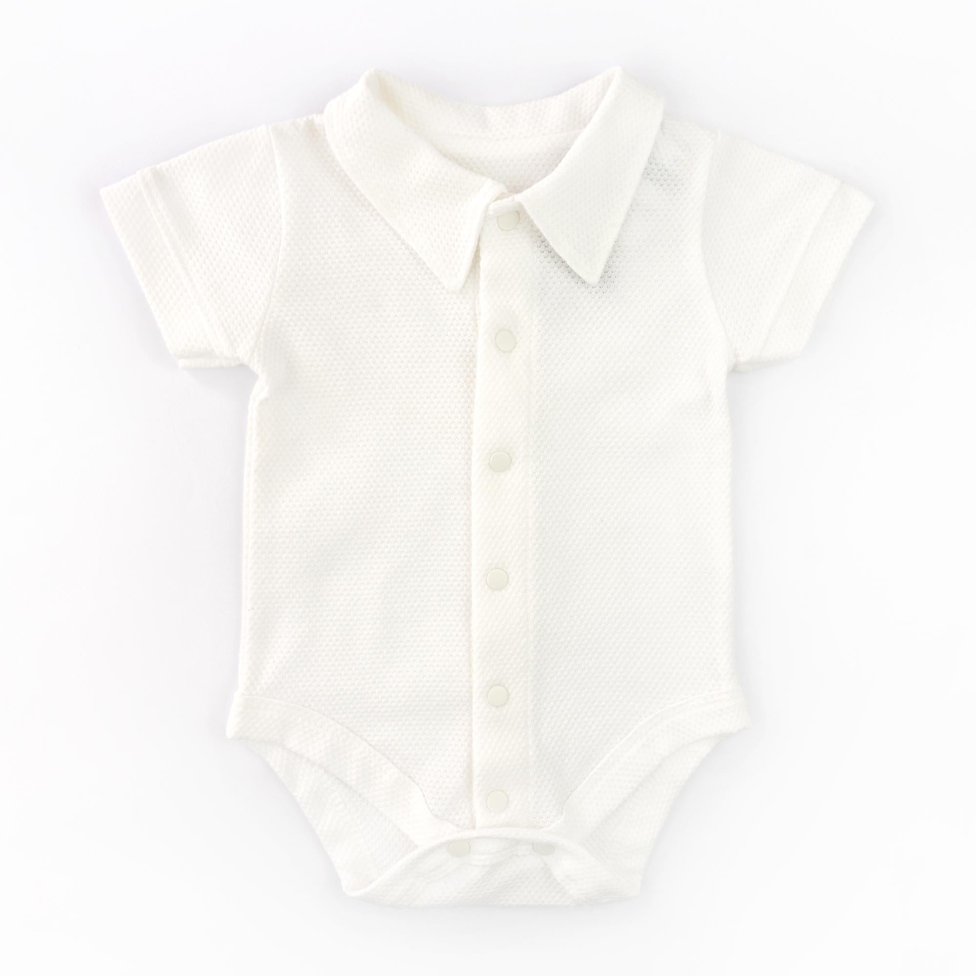 Боди-рубашка для мальчика Dexter's Elegant 104511 с коротким рукавом 74 см (707071352)