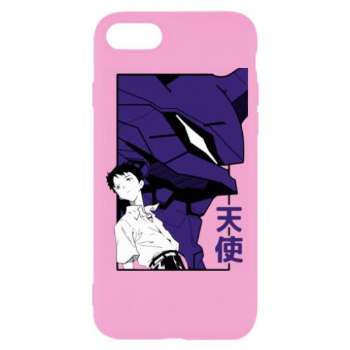 Чехол для iPhone 8 Evangelion - Ikari Shinji (6529558-7-128886)