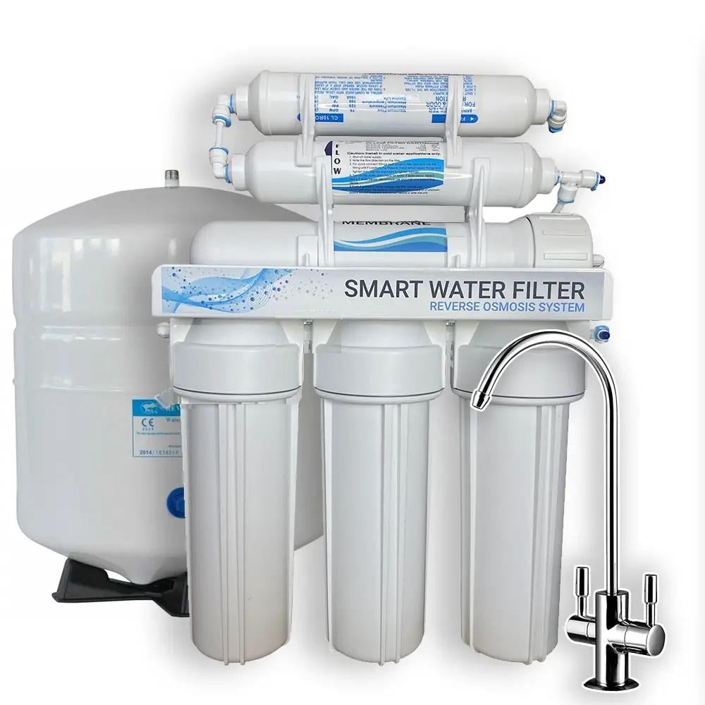 Фильтр обратного осмоса Smart Water 6 ступеней с минерализатором (RO-6)