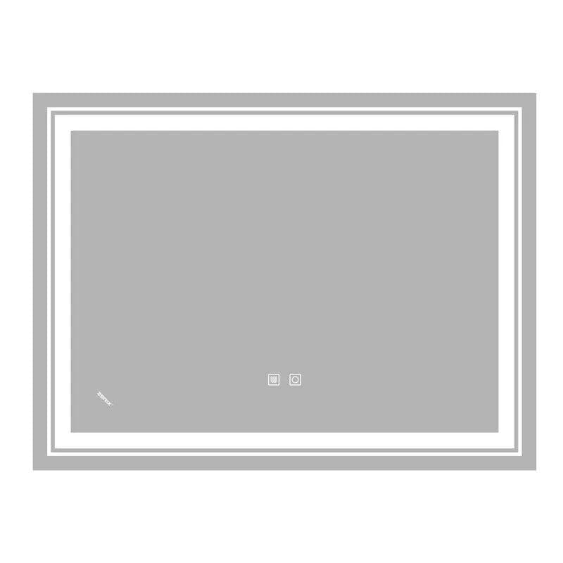 Зеркало для ванной комнаты Zerix Alive MR06 600x800 прямоугольное, с фронтальной LED-подсветкой (ZX6062)