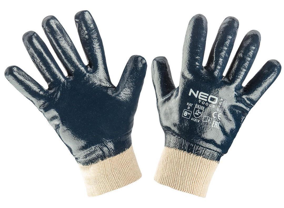 Рукавички будівельні Neo Tools р. 10 з нітриловим покриттям (97-630-10)