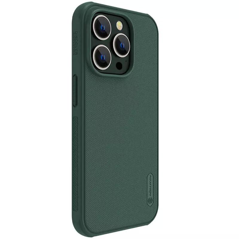 Протиударний Чохол Nillkin Matte Pro для Apple iPhone 15 Pro (6.1") Зелений/Deep Green - фото 3