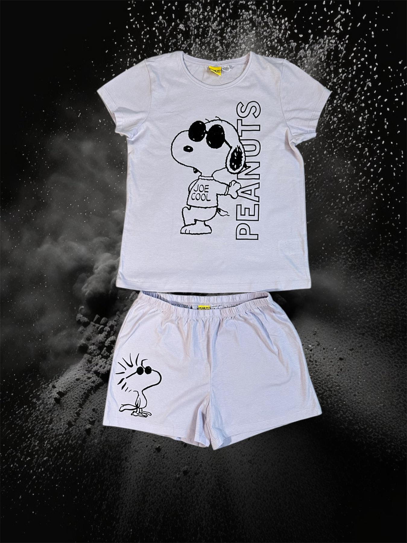 Костюм футболка и шорты Peanuts 12/14 лет 158-164 см Сиреневый (001300276)