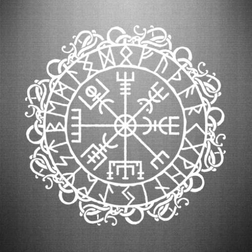 Наклейка Vegvisir 45x44,9 см Белый (21562101)
