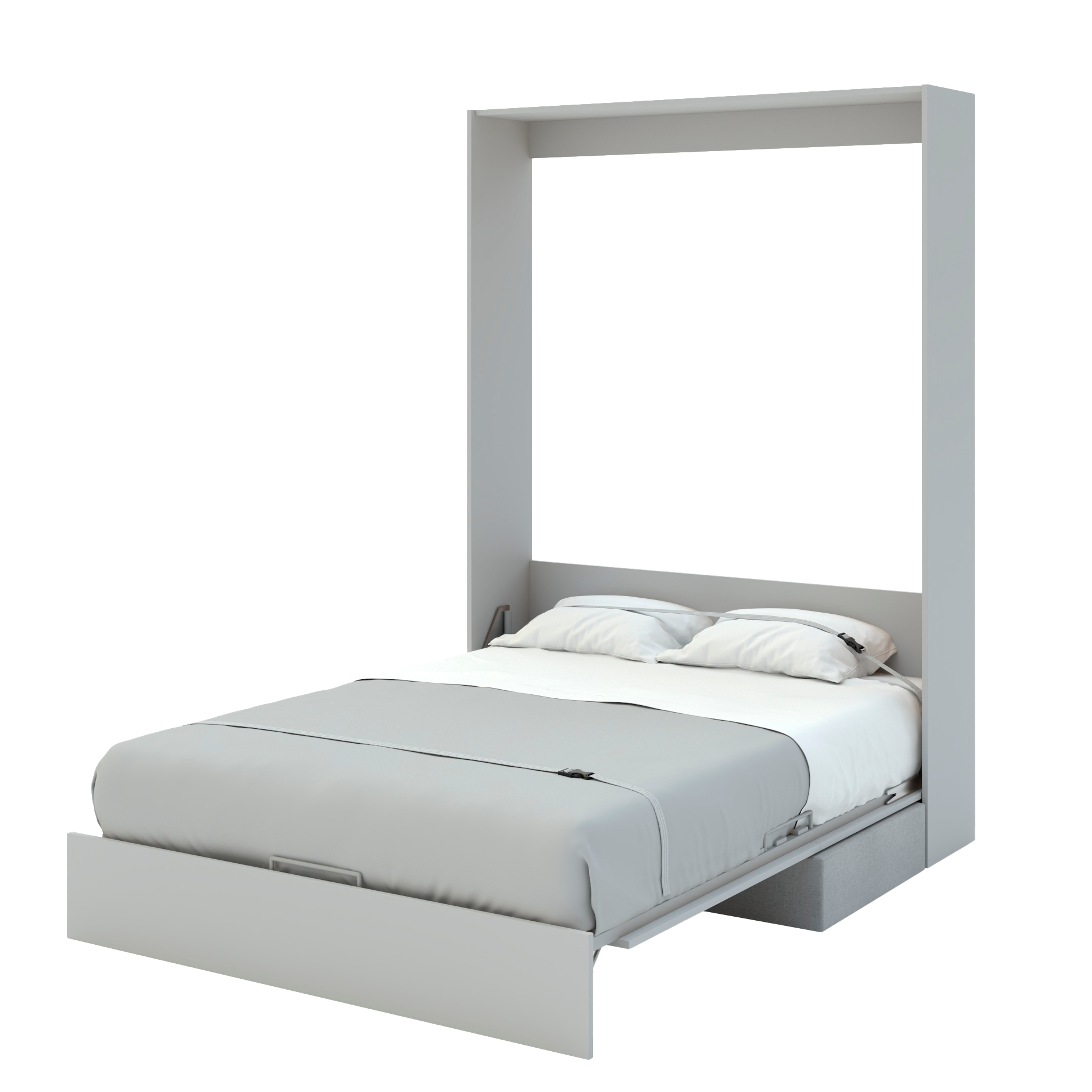 Шкаф-кровать-диван MIRA SOFA-140 Стальной Серый
