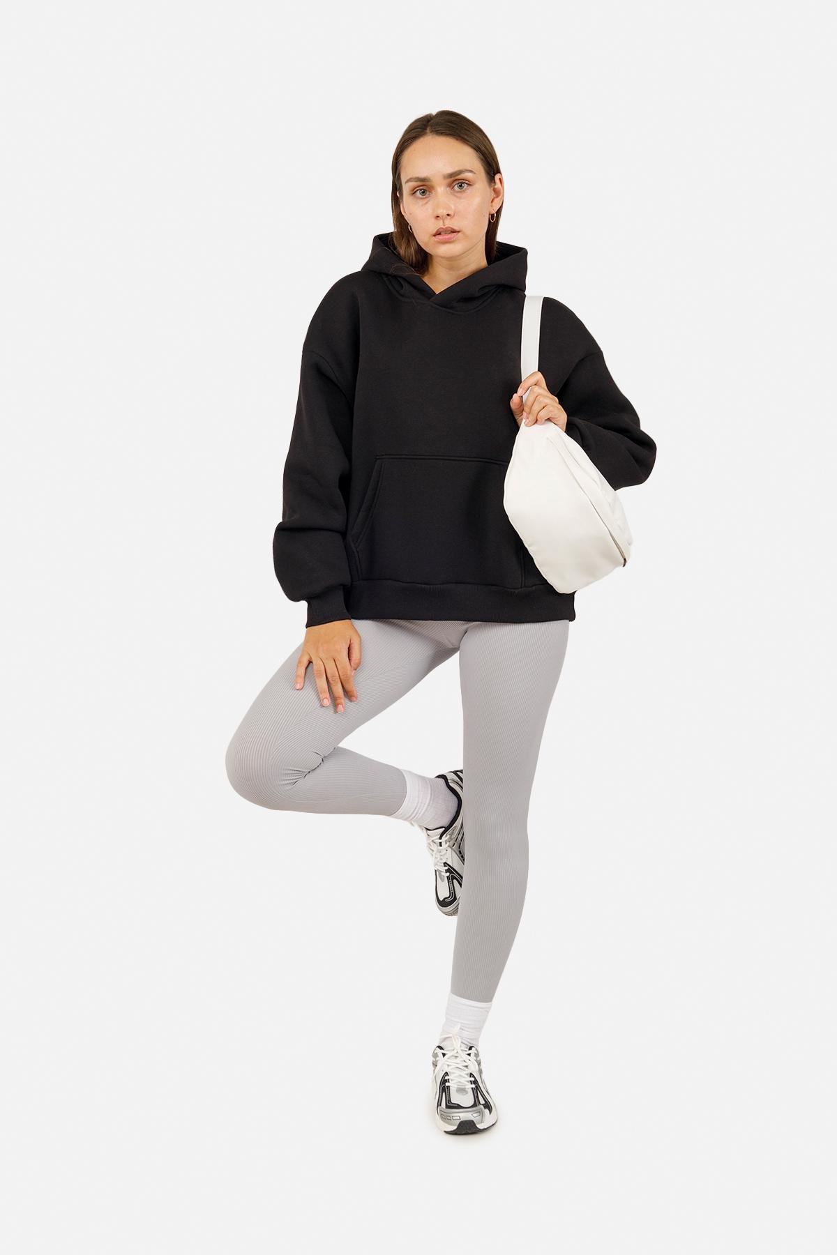 Худі жіноче ЦБ-00254551 р. 42 Чорний (SKT001004577) Худі жіноче ЦБ-00254551 р. 42 Чорний (SKT001004577)