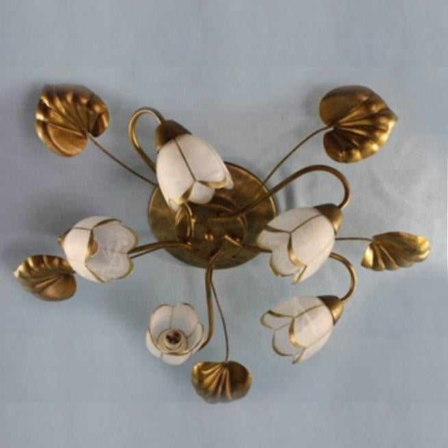 Люстра Brille LK-192S/5 E14 флористика на 5 плафонов