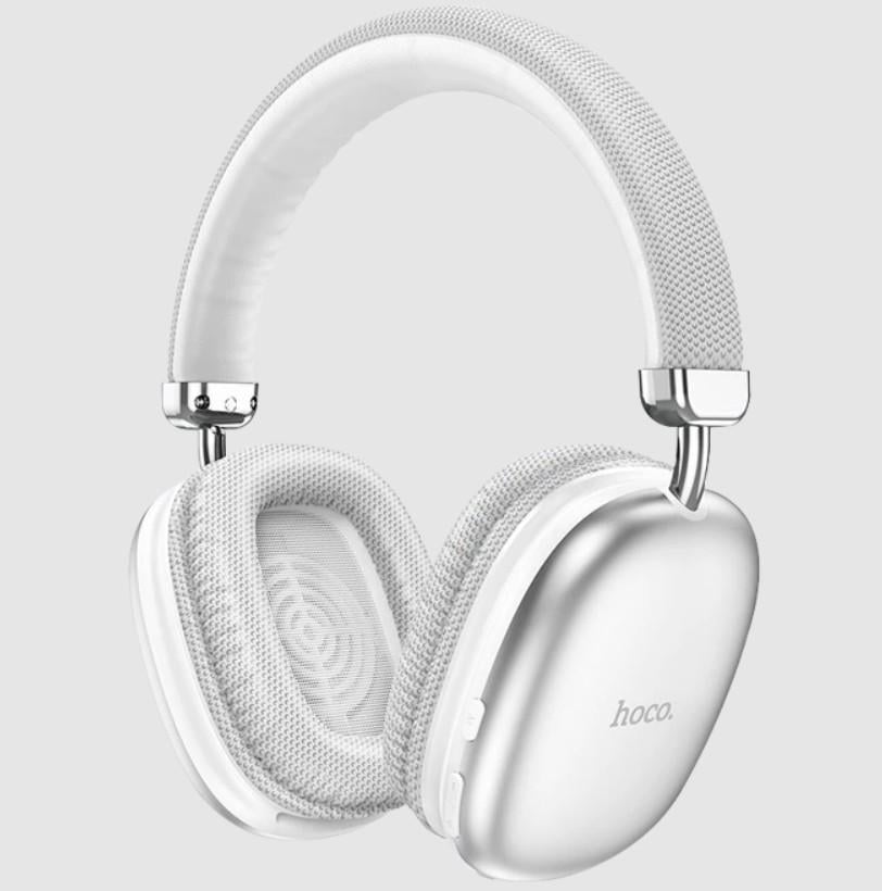 Наушники беспроводные Hoco wireless W35 BT5.3 AUX/TF 40h Silver (574209)