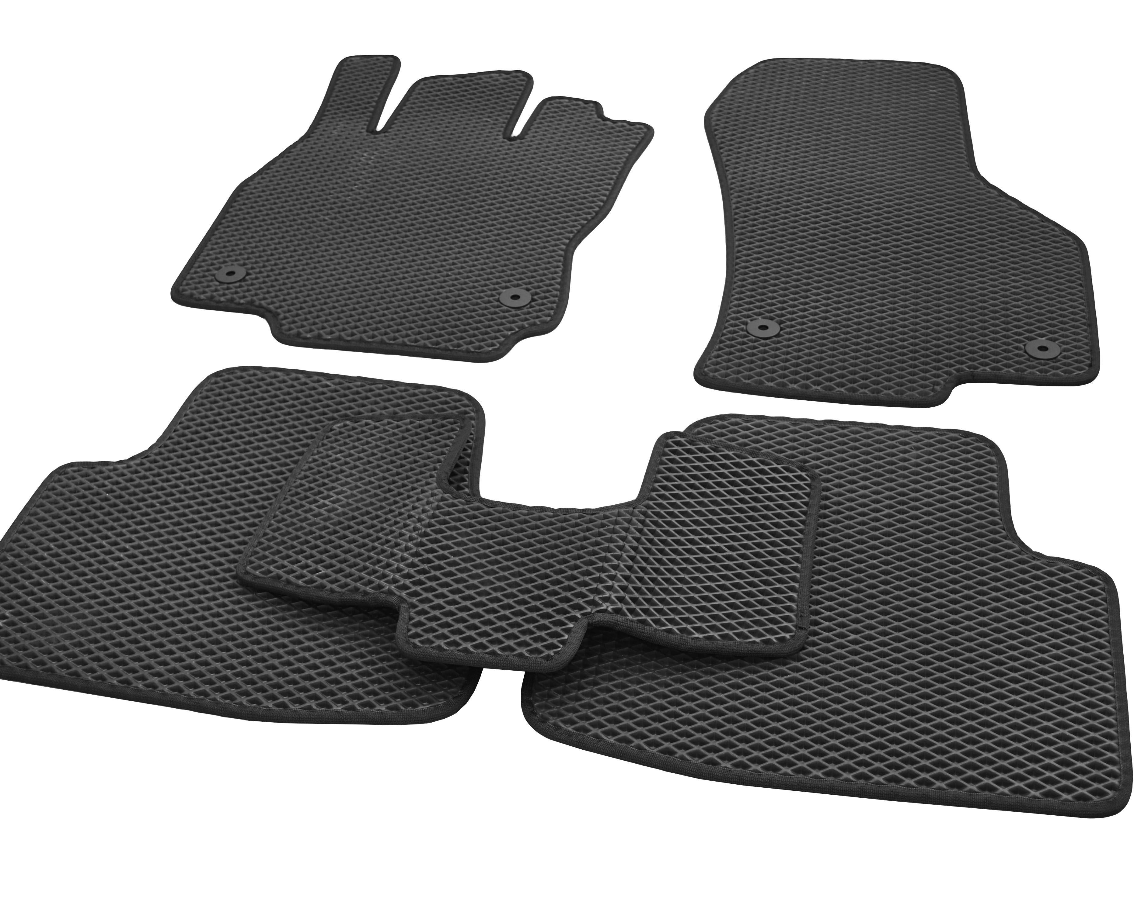 Коврики в салон для Volkswagen Passat B8 '15- EVA-полимерные Черный (150666)