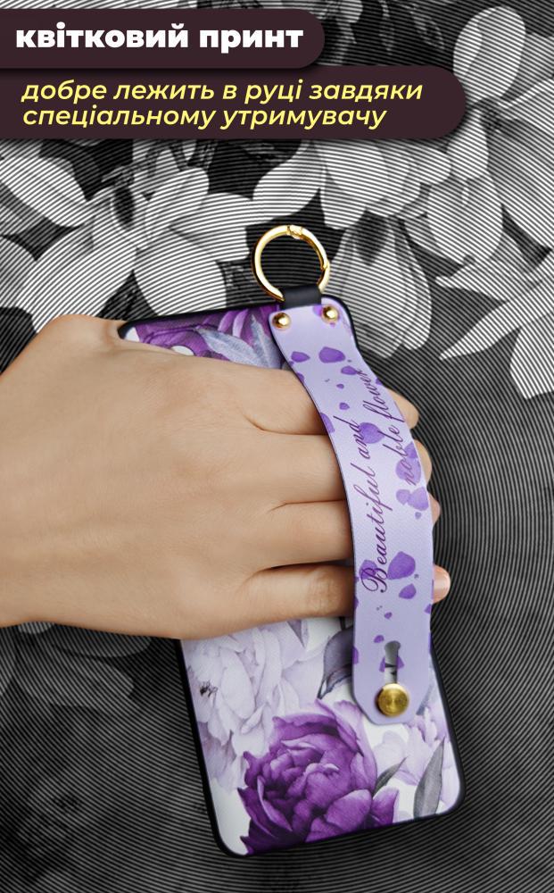 Чехол SHLab для Xiaomi Redmi Note 10 Beautiful Flower + два ремешка с карабином (25871) - фото 3 Чехол SHLab для Xiaomi Redmi Note 10 Beautiful Flower + два ремешка с карабином (25871) - фото 3