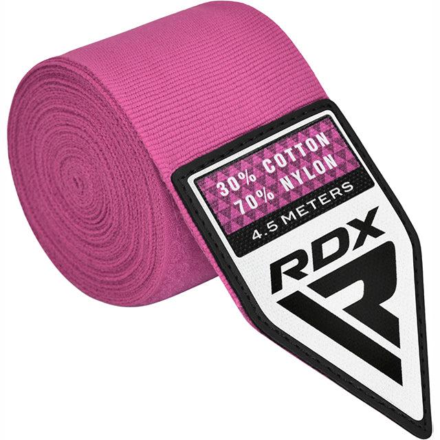 Бинти RDX HAND WRAPS 4,5 м Рожевий (HWX-RP+)