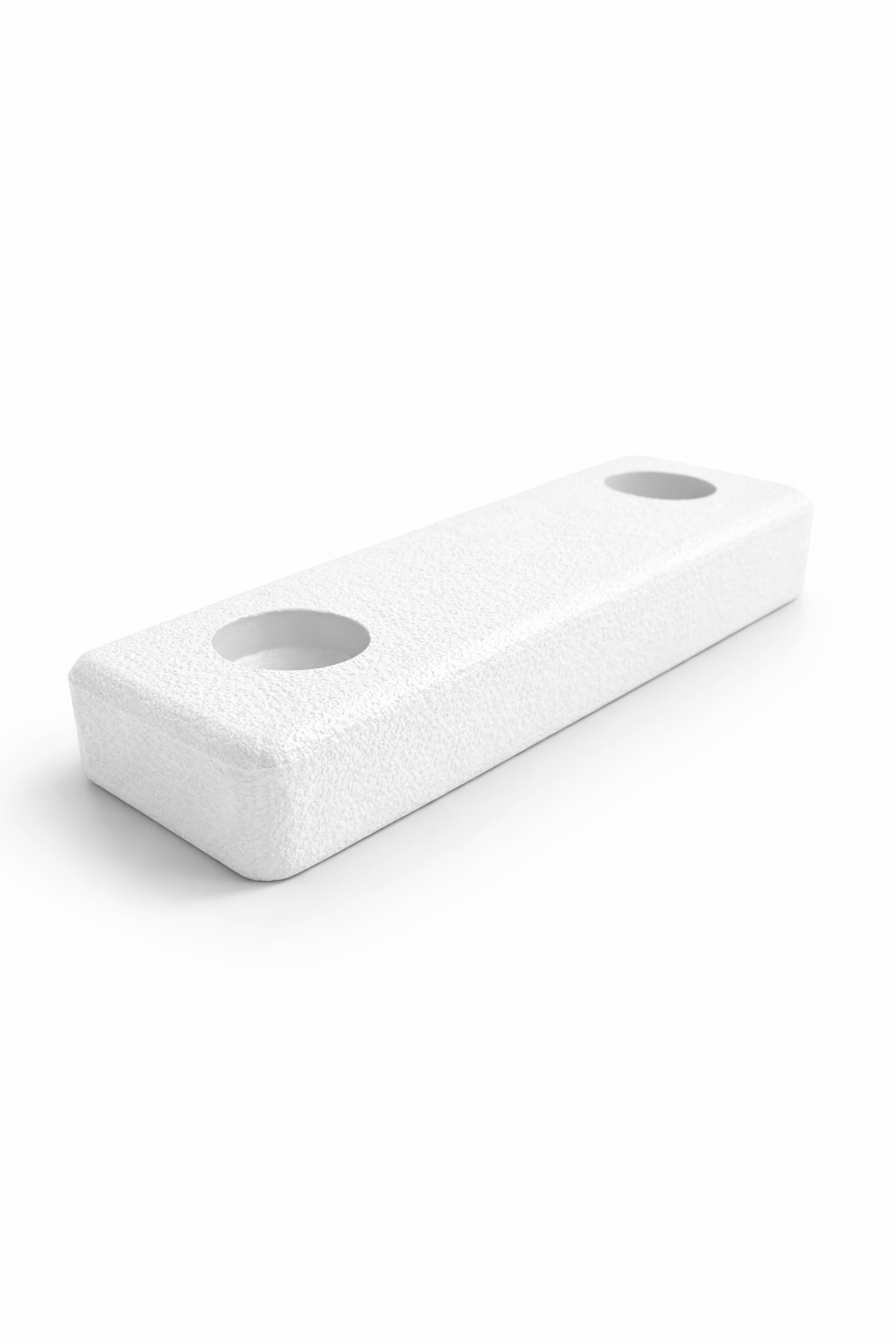 Меблева ніжка-опора Sigma на 2 саморізи пластикова 6x15x50 мм Білий (MO0133)