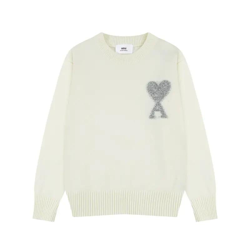 Свитер AMI Paris de Coeur Sweater L Молочный