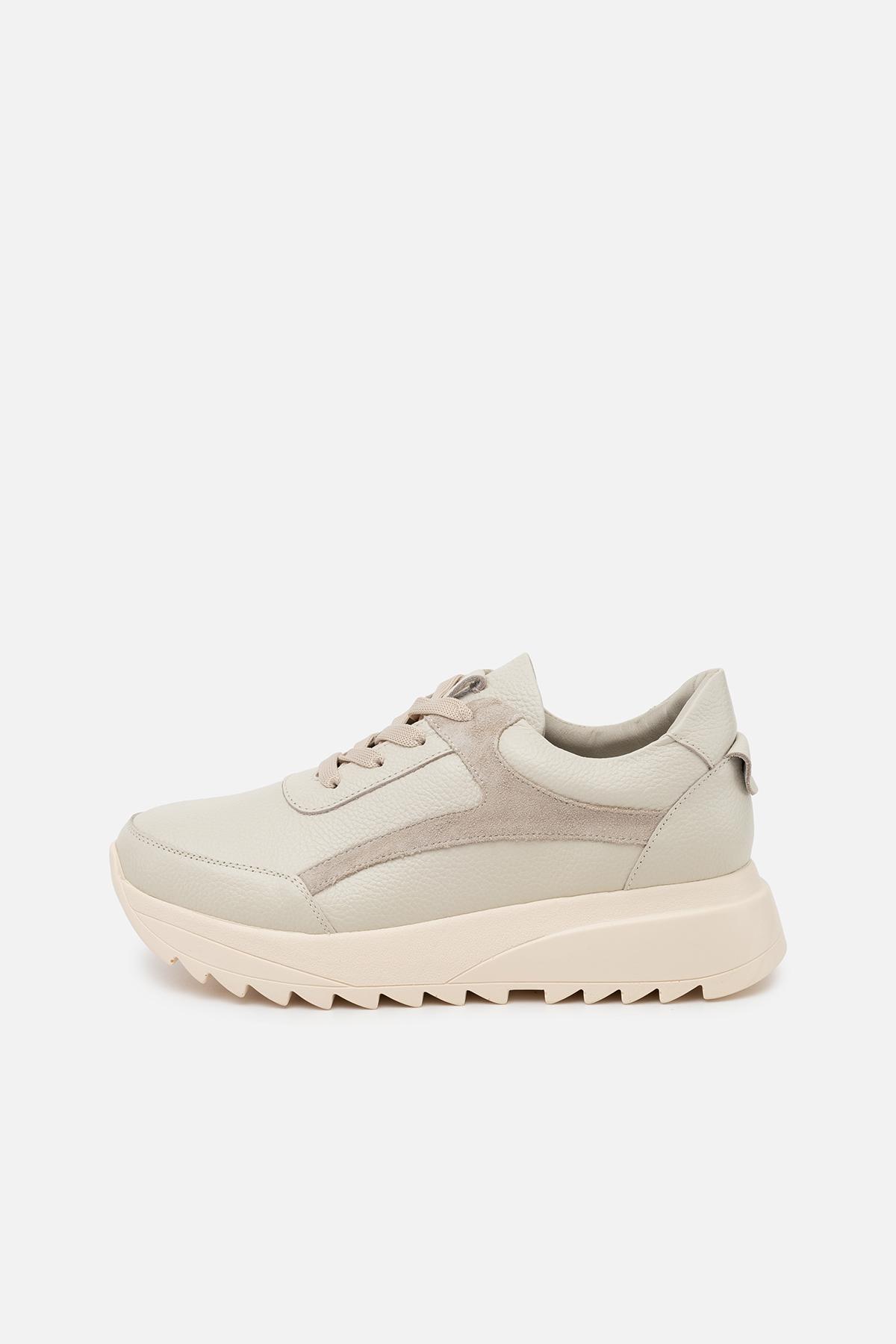 Кроссовки женские ЦБ-00244688 р. 37 Бежевый (SKT000979556)