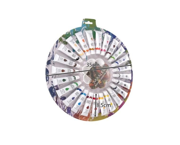 Набір фарб акрилових 24 шт. 12 мл - фото 8 Набір фарб акрилових 24 шт. 12 мл - фото 8