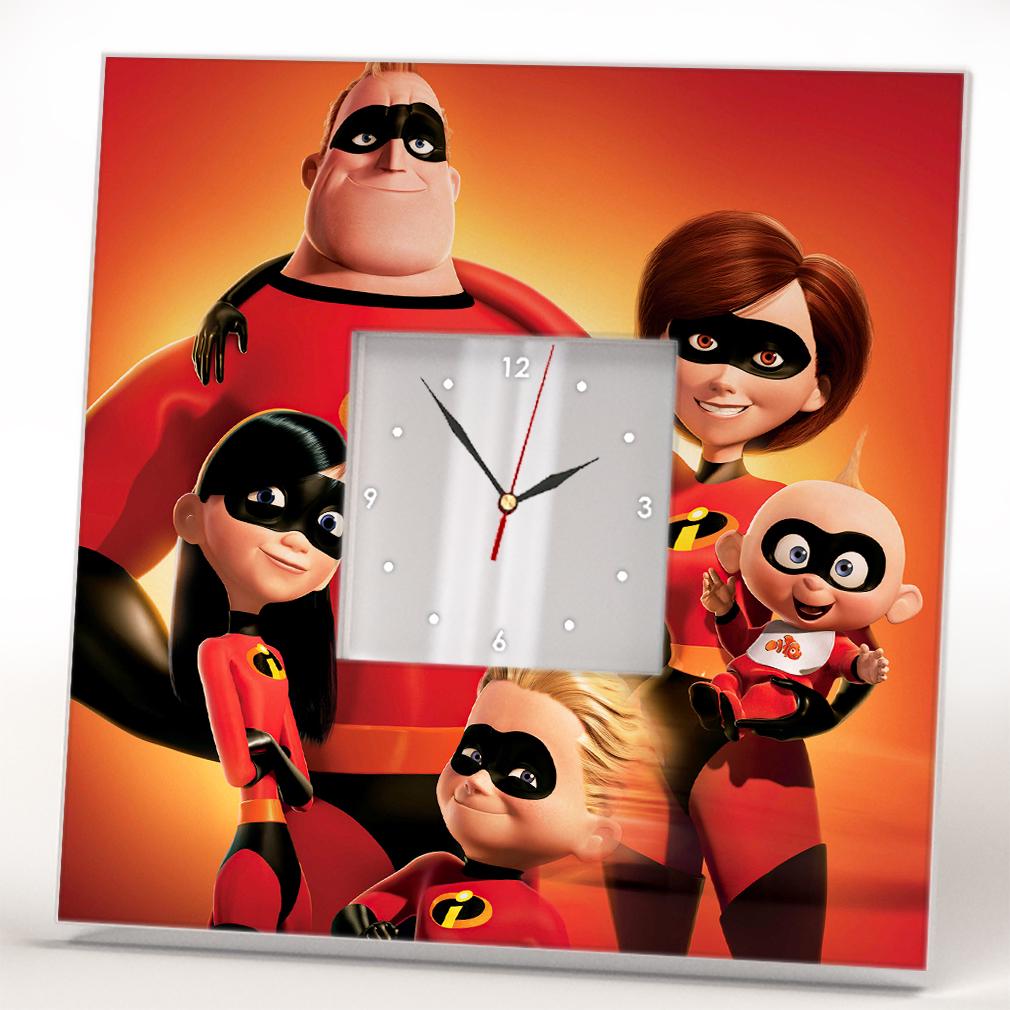 Годинник Мультфільм ''Суперсімейка'' Pixar 260x260 мм (C04437)