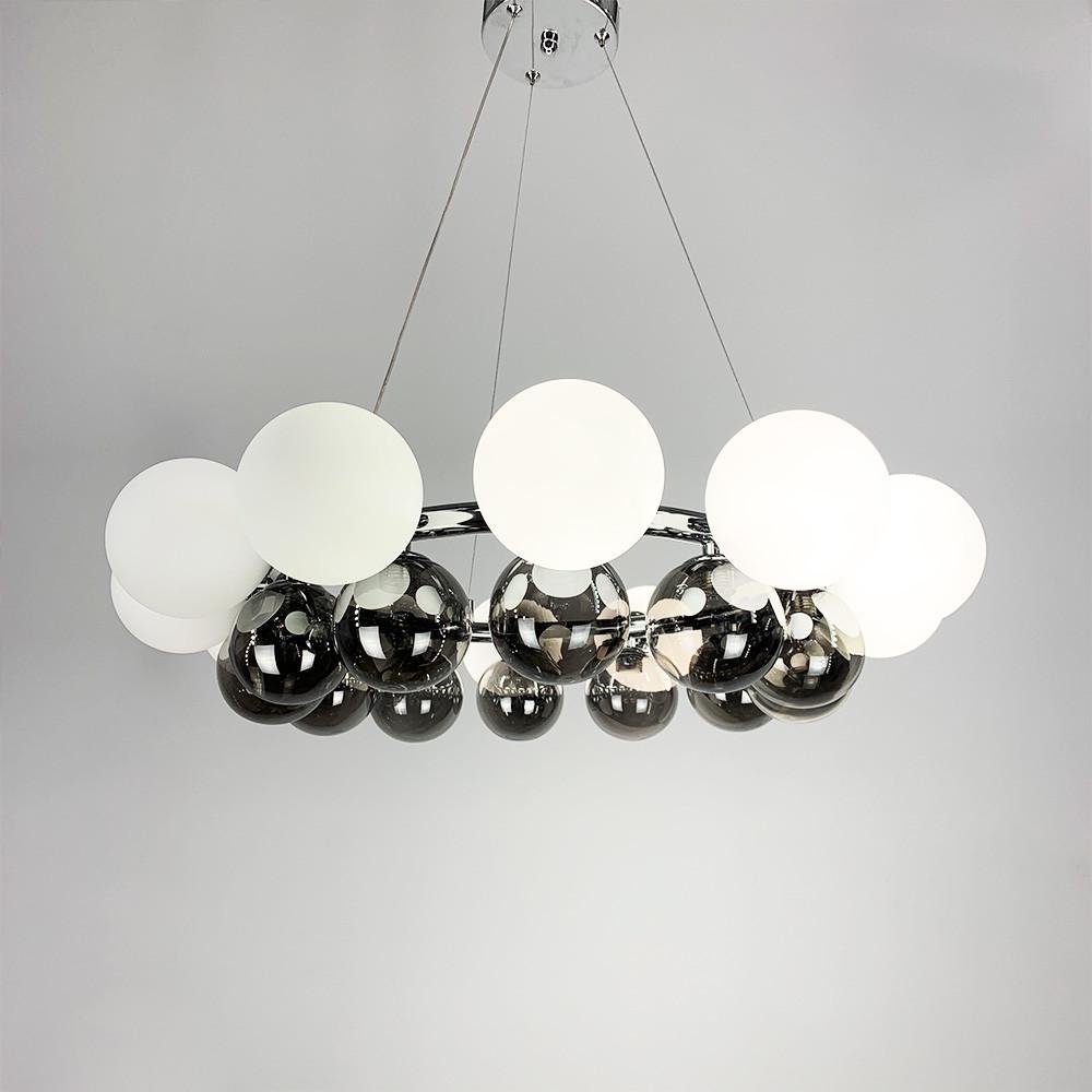 Люстра підвісна кільцева Sferetta 12 ламп (BM 60/12) - фото 2 Люстра підвісна кільцева Sferetta 12 ламп (BM 60/12) - фото 2