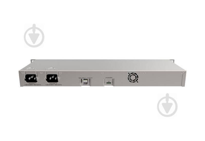 Маршрутизатор MikroTik RB1100AHx4 Dude Edition (4x1,4GHz/1Gb, ARM 32Bit, 13xGE, PoE In, 60Gb SSD) - фото 2