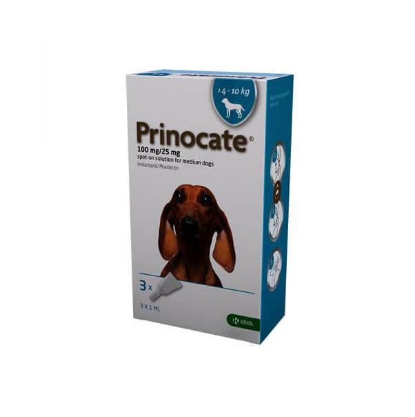 Капли для собак KRKA Prinocate №3 от блоx и паразитов 4-10 кг 1 мл (3838989723149)