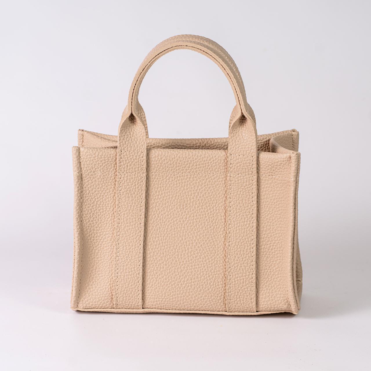 Сумка женская тоут XENIA № 40-24 из эко-кожи Бежевый - фото 3 Сумка женская тоут XENIA № 40-24 из эко-кожи Бежевый - фото 3