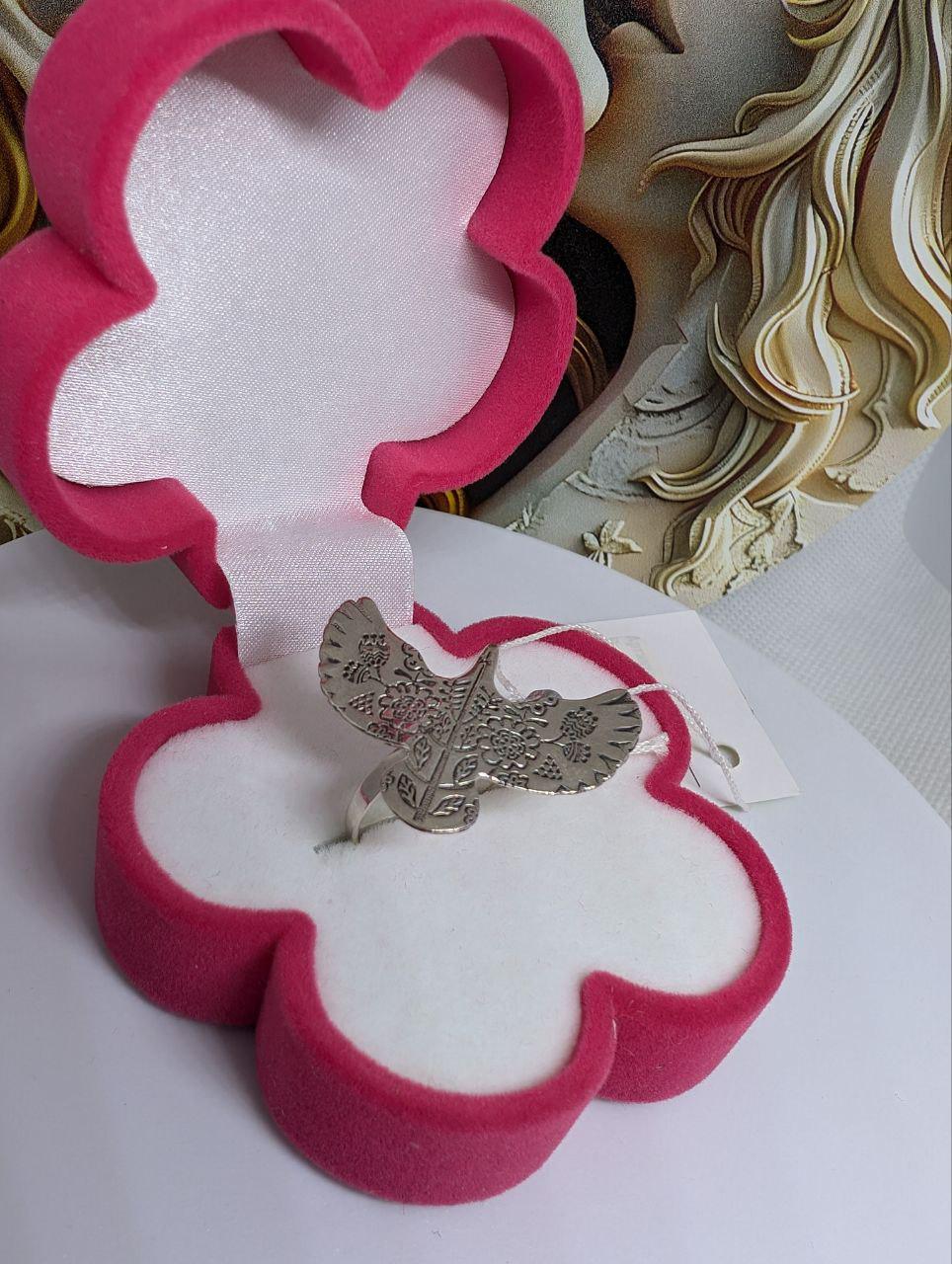 Каблучка срібна Горлиця 17,5 см 925 проба (30245473)