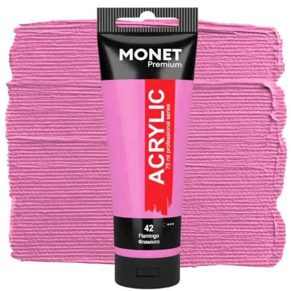 Акриловая краска Monet 42 75 мл Фламинго (7531242) - фото 1