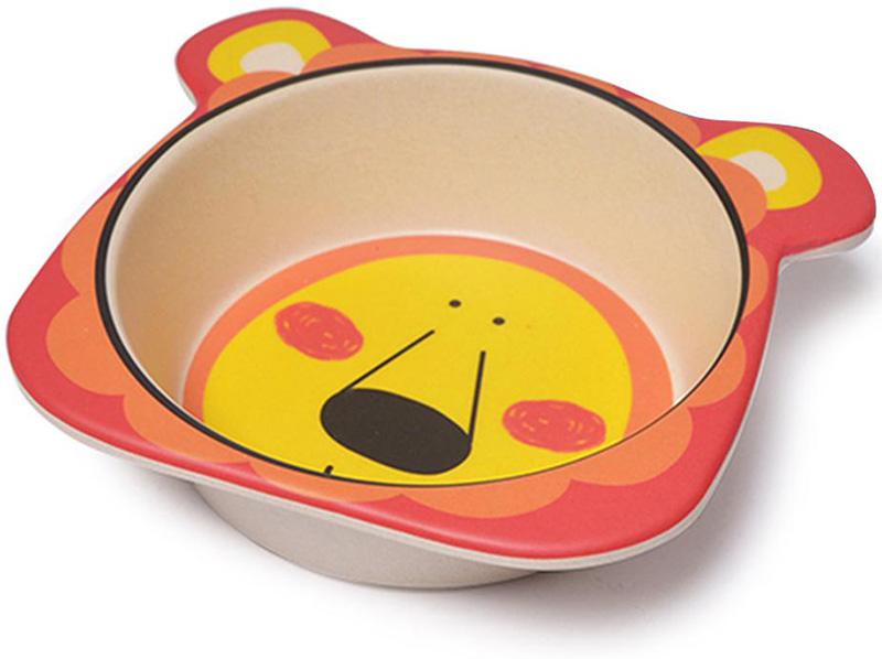 Тарелка детская суповая Fissman львенка из бамбукового волокна 14x13 см