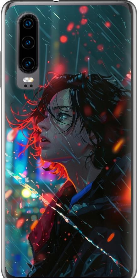 Чехол на Huawei P30 Ночные огни (6096u-1622-42517) Чехол на Huawei P30 Ночные огни (6096u-1622-42517)