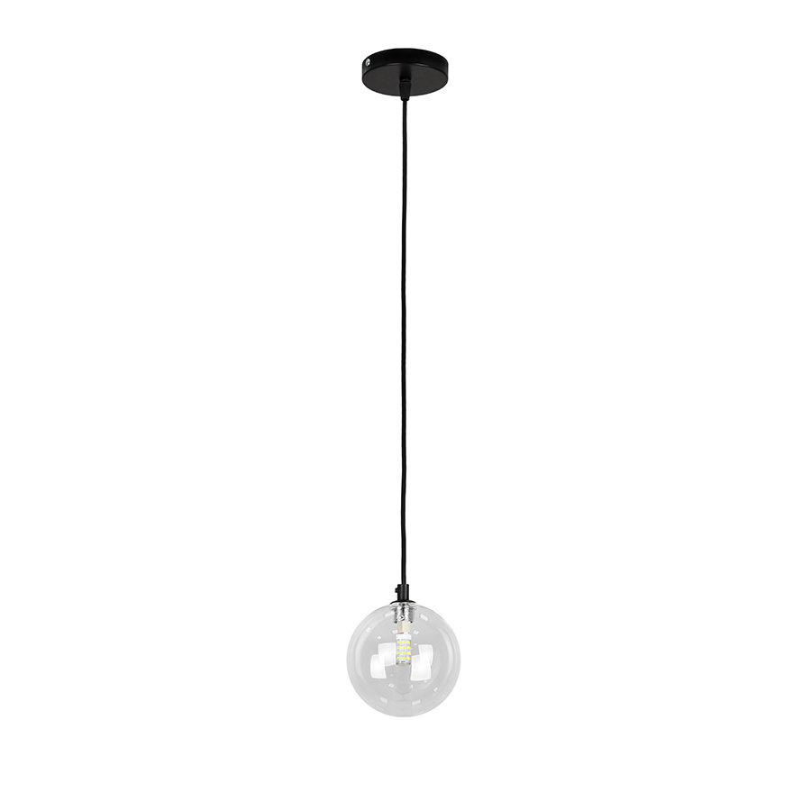 Підвісний світильник Arte Lamp A76120-1 Black (761P120F-1 BK+CL)