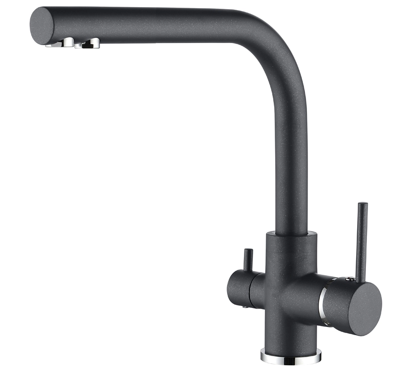 Смеситель кухонный Aquasanita Akvaduo 2663L 222 Графит (23458)