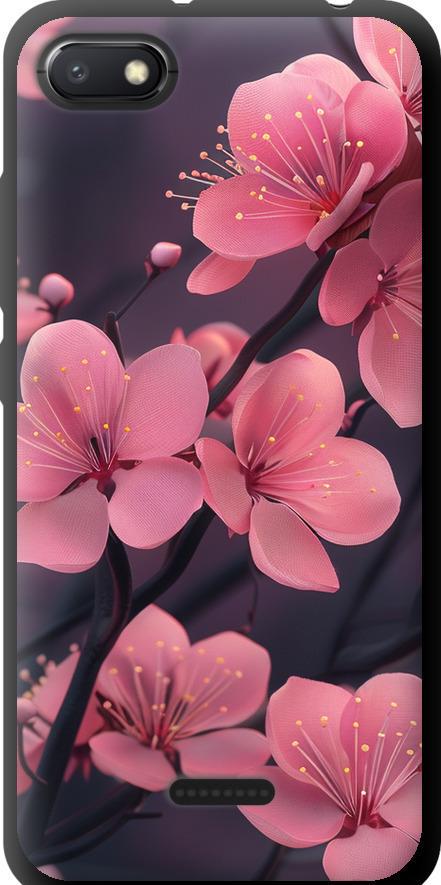 Чехол на Xiaomi Redmi 6A Пурпурная сакура (6075b-1531-42517) Чехол на Xiaomi Redmi 6A Пурпурная сакура (6075b-1531-42517)