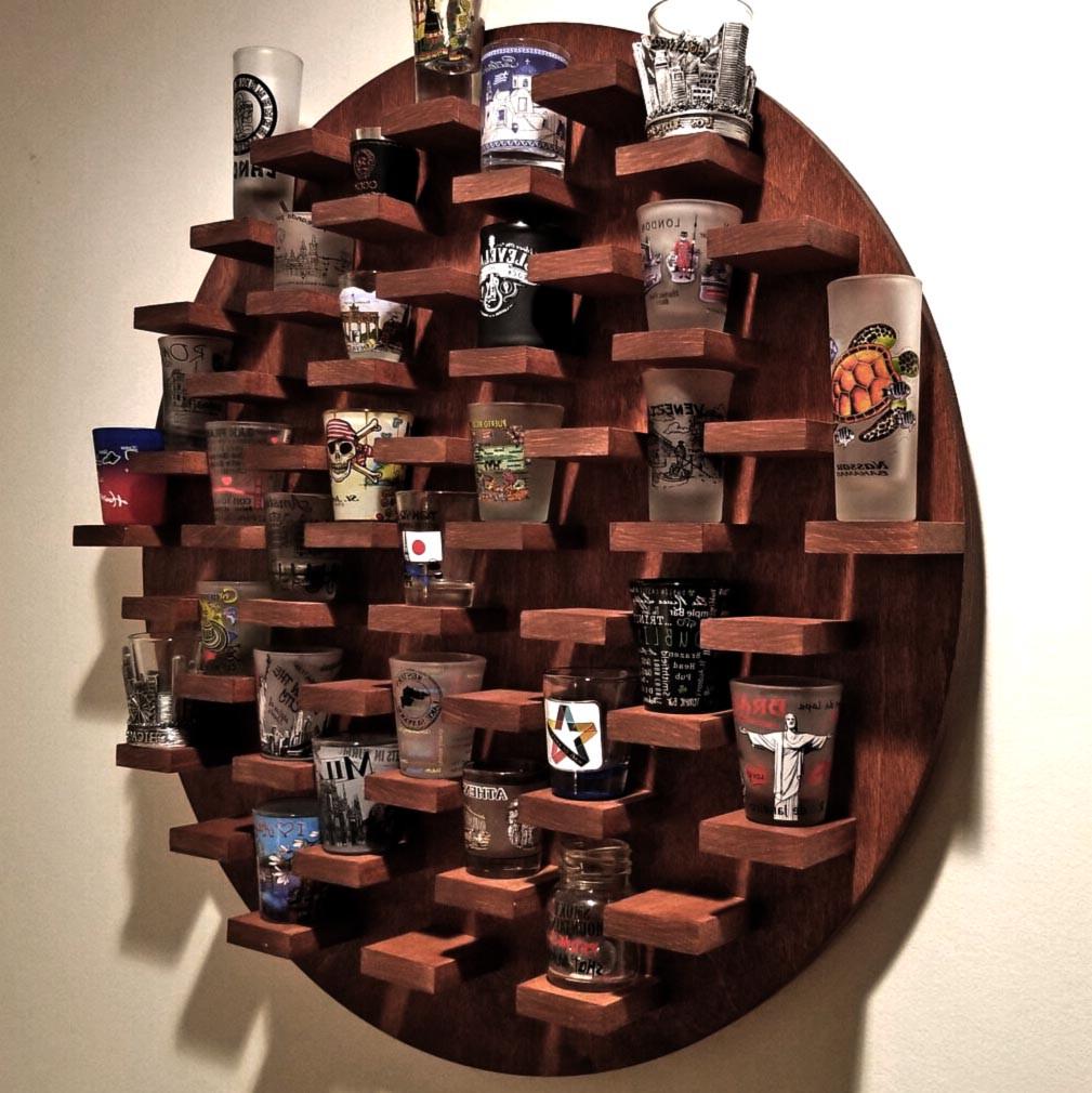 Полка для рюмок из дерева Льюистон Савоярди (ПДШ-000115)