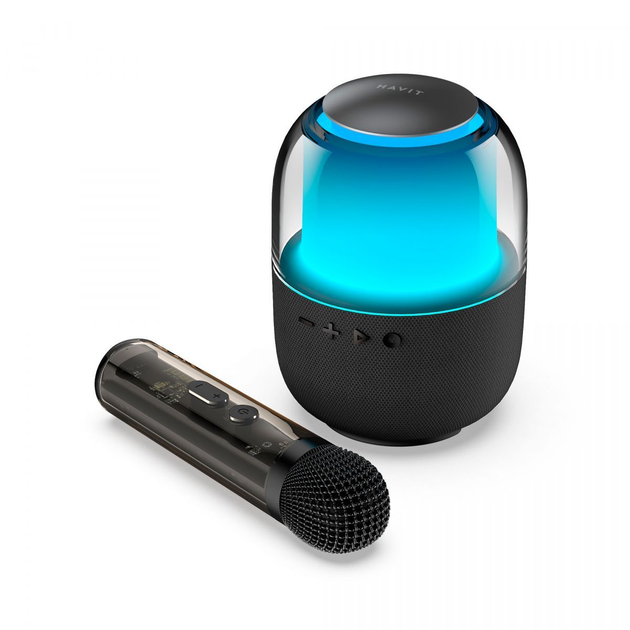 Портативная колонка караоке Havit HV-SK894BT 5W RGB Black (27887)