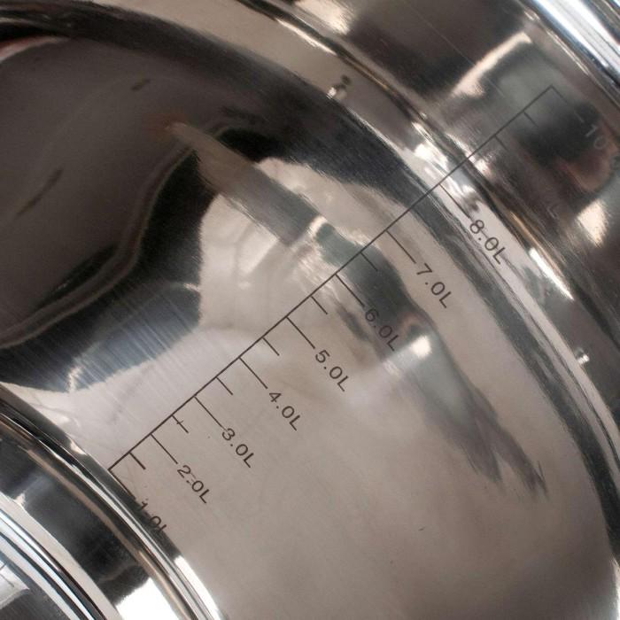 Набір каструль з кришками German Family GF-2038 нержавіюча сталь 6 пр. (GF-2038) - фото 3 Набір каструль з кришками German Family GF-2038 нержавіюча сталь 6 пр. (GF-2038) - фото 3