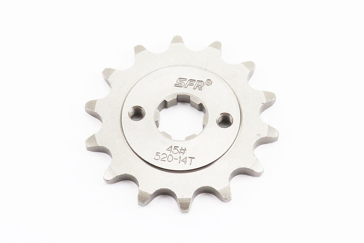 Зірка передня до мотоцикла Viper-125-150J Loncin LX250GY-3 Scrambler 250 до двигунів CG/CB під шліц 5 мм крок 520H 14 зубів (999862)