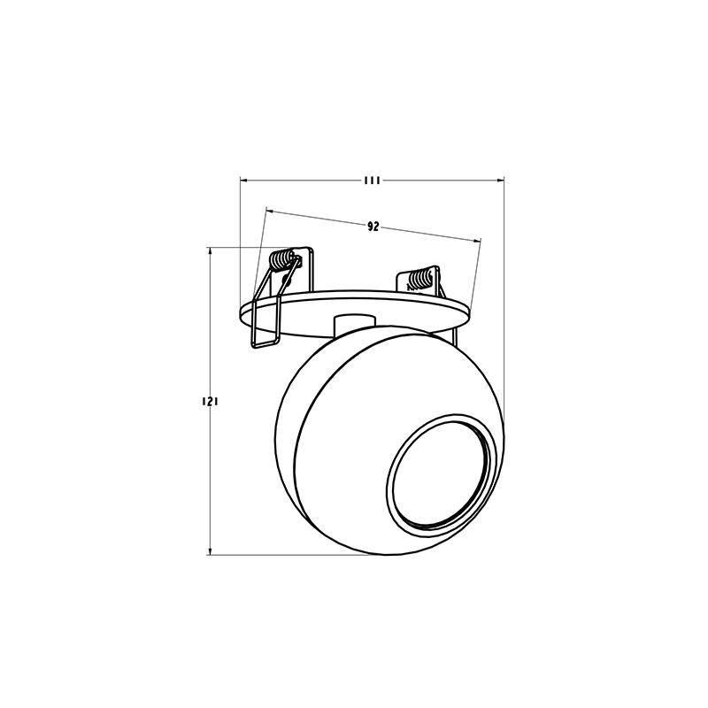 Точечный светильник Zuma Line Buell 1 ACGU10-153 - фото 2