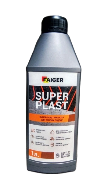 Пластифікатор Faiger Super Plast 1 л (000000779)