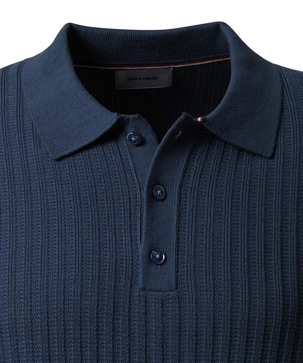 Поло чоловіче з візерунком XL Темно-синій (C5 51414.5105.6325-XL) - фото 4 Поло чоловіче з візерунком XL Темно-синій (C5 51414.5105.6325-XL) - фото 4