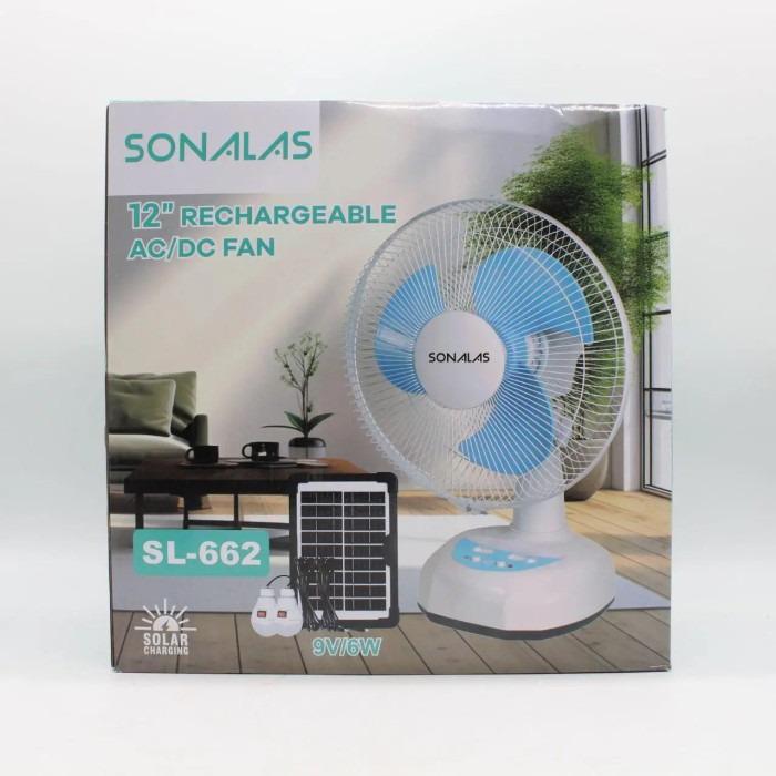 Вентилятор SONALAS 2 led лампи Білий (SL662) - фото 6 Вентилятор SONALAS 2 led лампи Білий (SL662) - фото 6