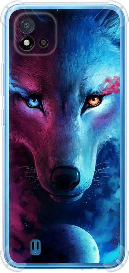 Чехол на Realme C20A Арт-волк (3999sp-2416-42517)