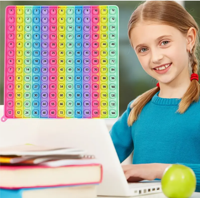Гра розвиваюча Таблиця множення 12x12 сенсорна антистрес (2104) - фото 6